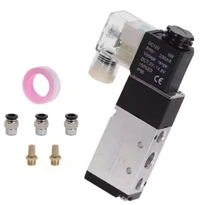 Pnevmatični magnetni ventil 5 Way 2- nadzor položaja AIR 12V 24V